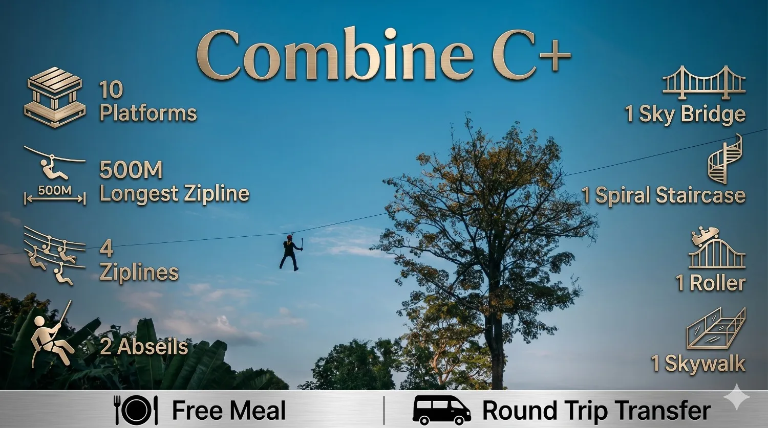 Combine C+ with discount tickets